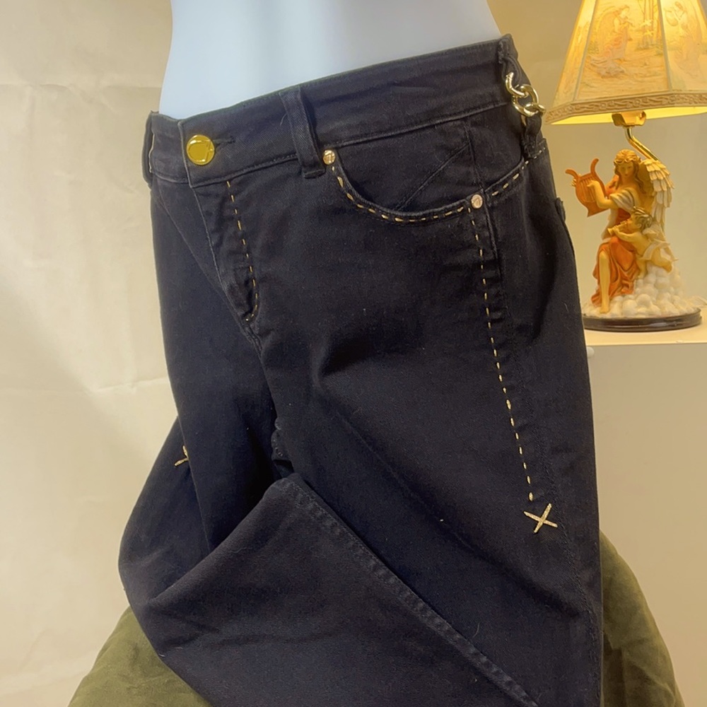 CACHE PREMIUM BLACK JEANS, SIZE 10